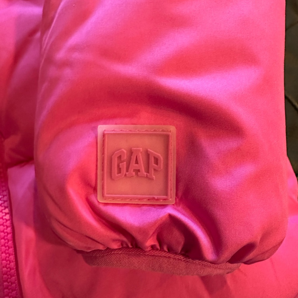 GAP Kids Pink Puffer Jacket - Picture 3 of 6
